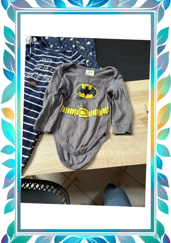 Pyjamaset 9 maanden + 1 lange mouw body 9-12 maanden – photo 3